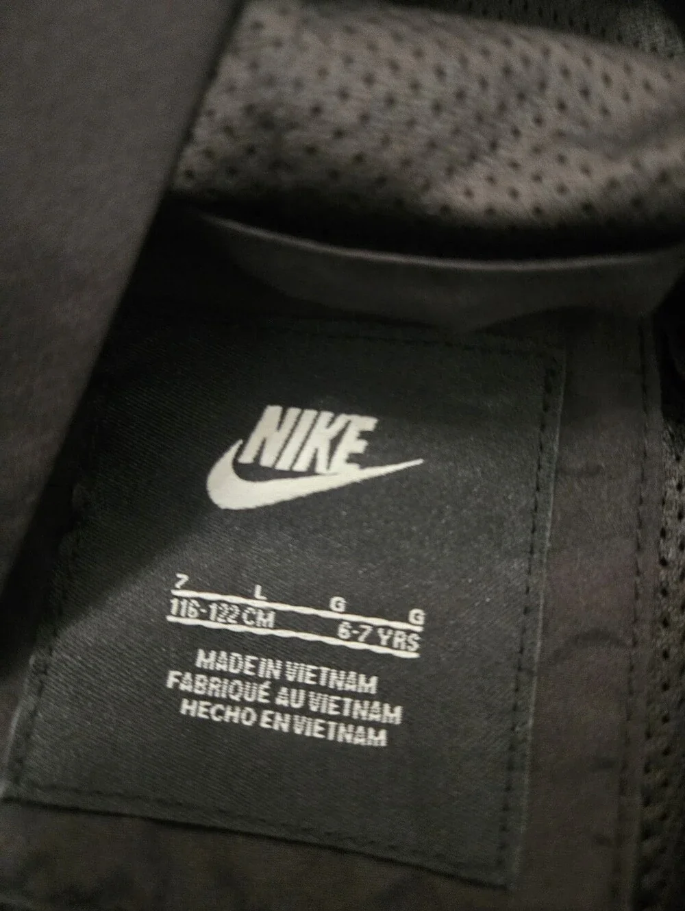Nike Kids Split Futura Raglan Windrunner Hooded Jacket Size 7 Little Kid
